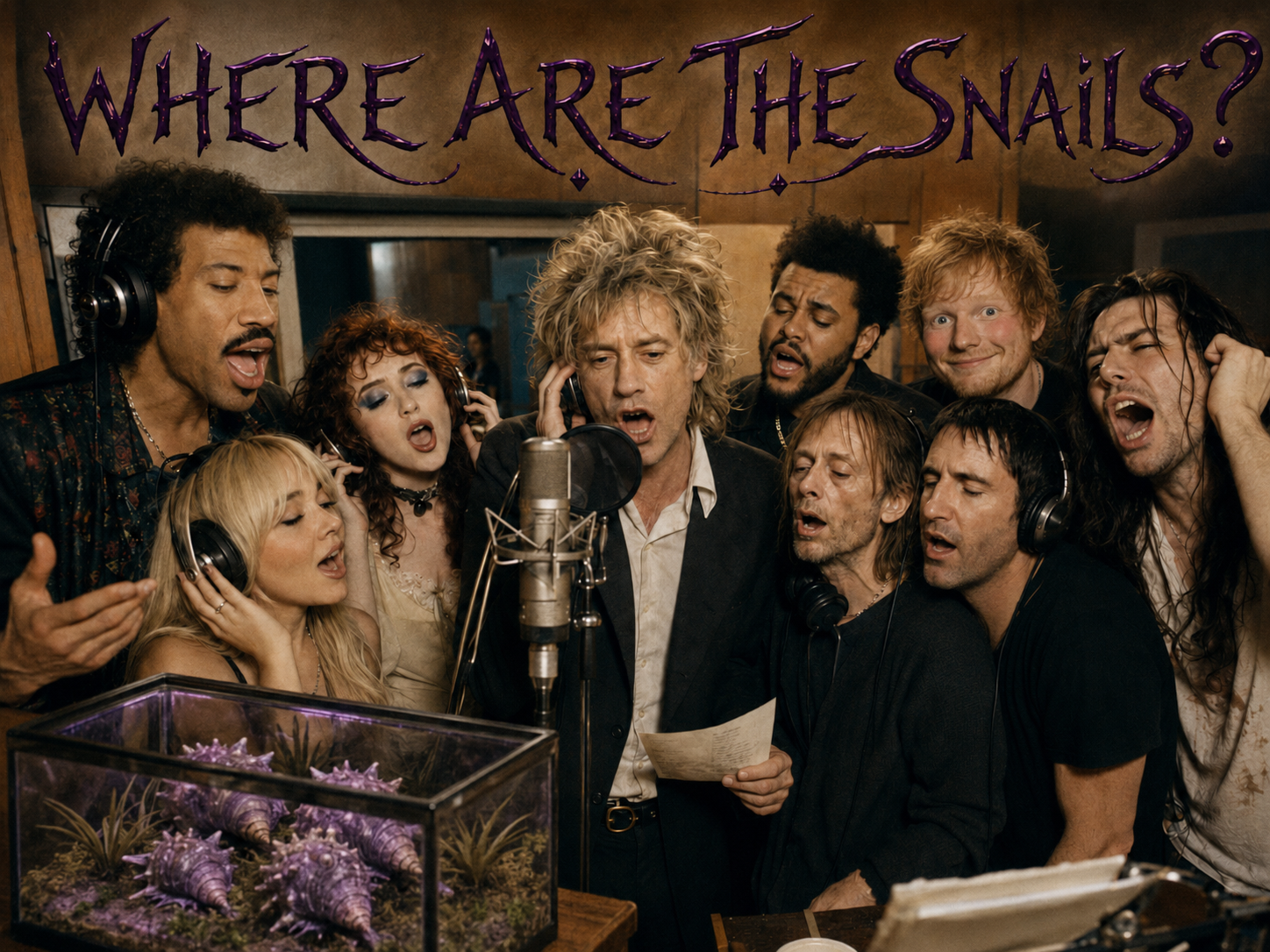Nobody asked about the snails, yet here they are.