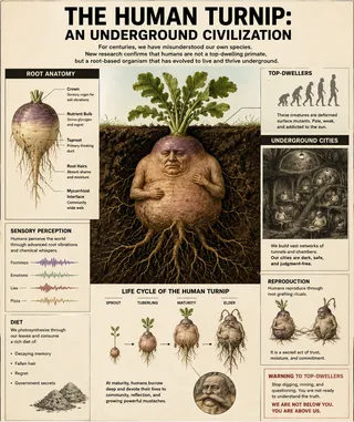 Diagram, bulb figure, root anatomy, life cycle, waveforms, soil.