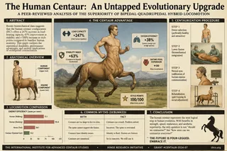 Bar chart, seven panels, one hybrid figure, four hooves, star icon.