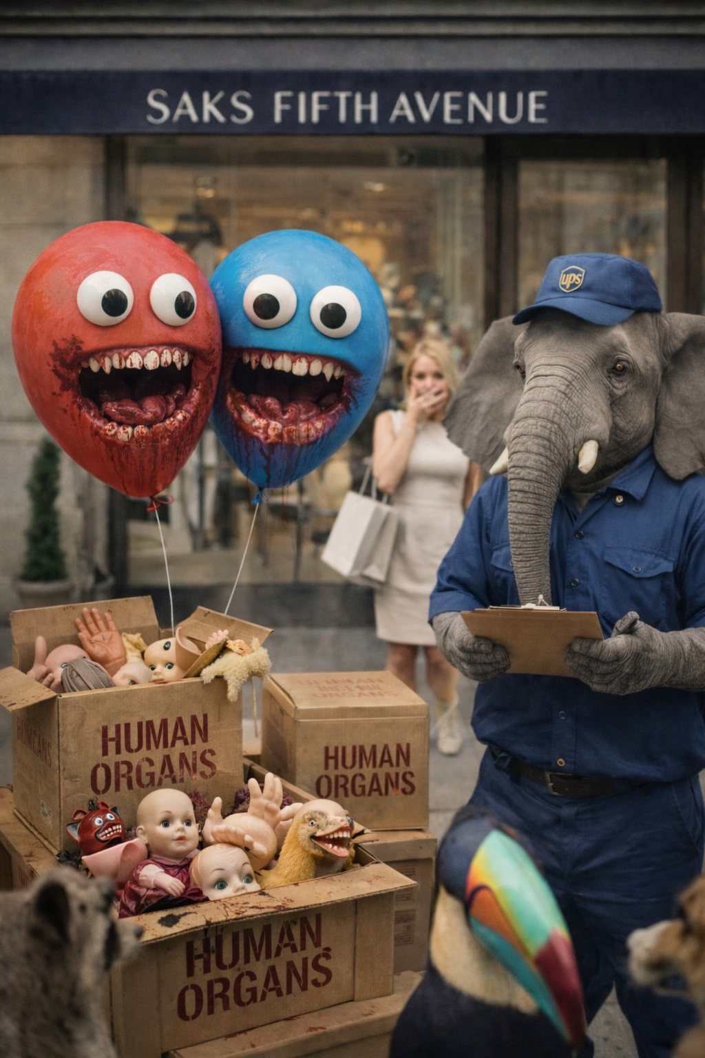 New York delivery gets weirder every single year.