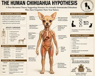 Diagram, exposed organs, ears, chart, institute seal, chair.