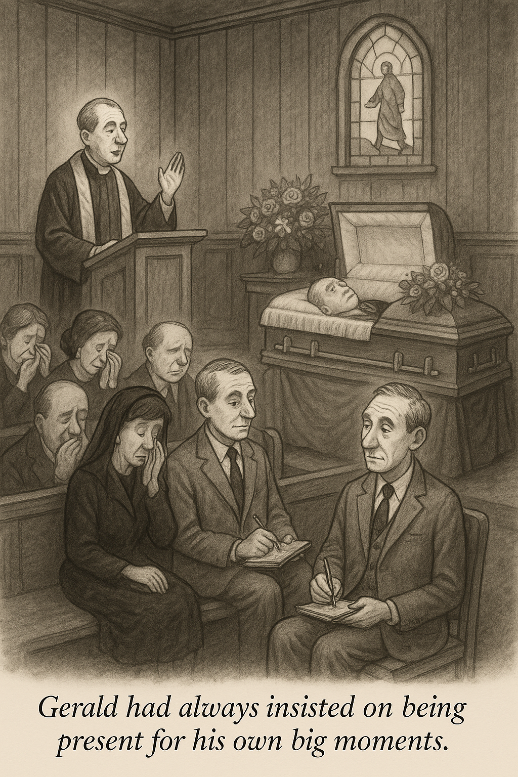The deceased forgot to delegate his own attendance.