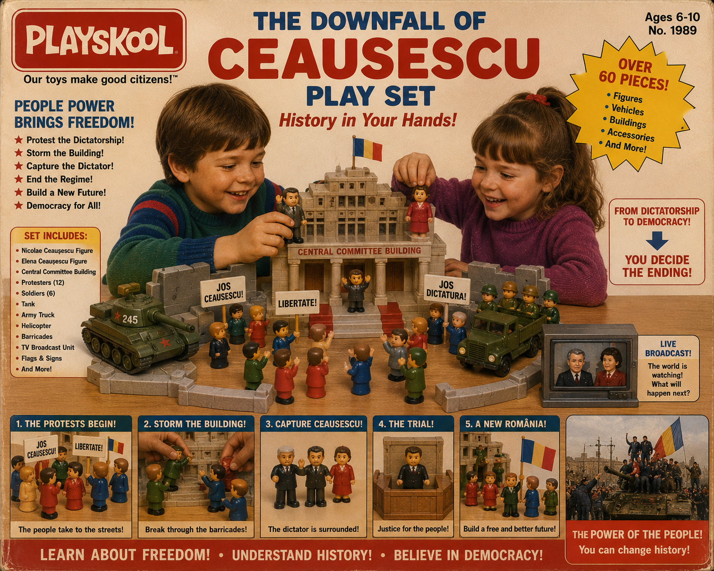 Nothing says ages 6-10 like a political execution set.