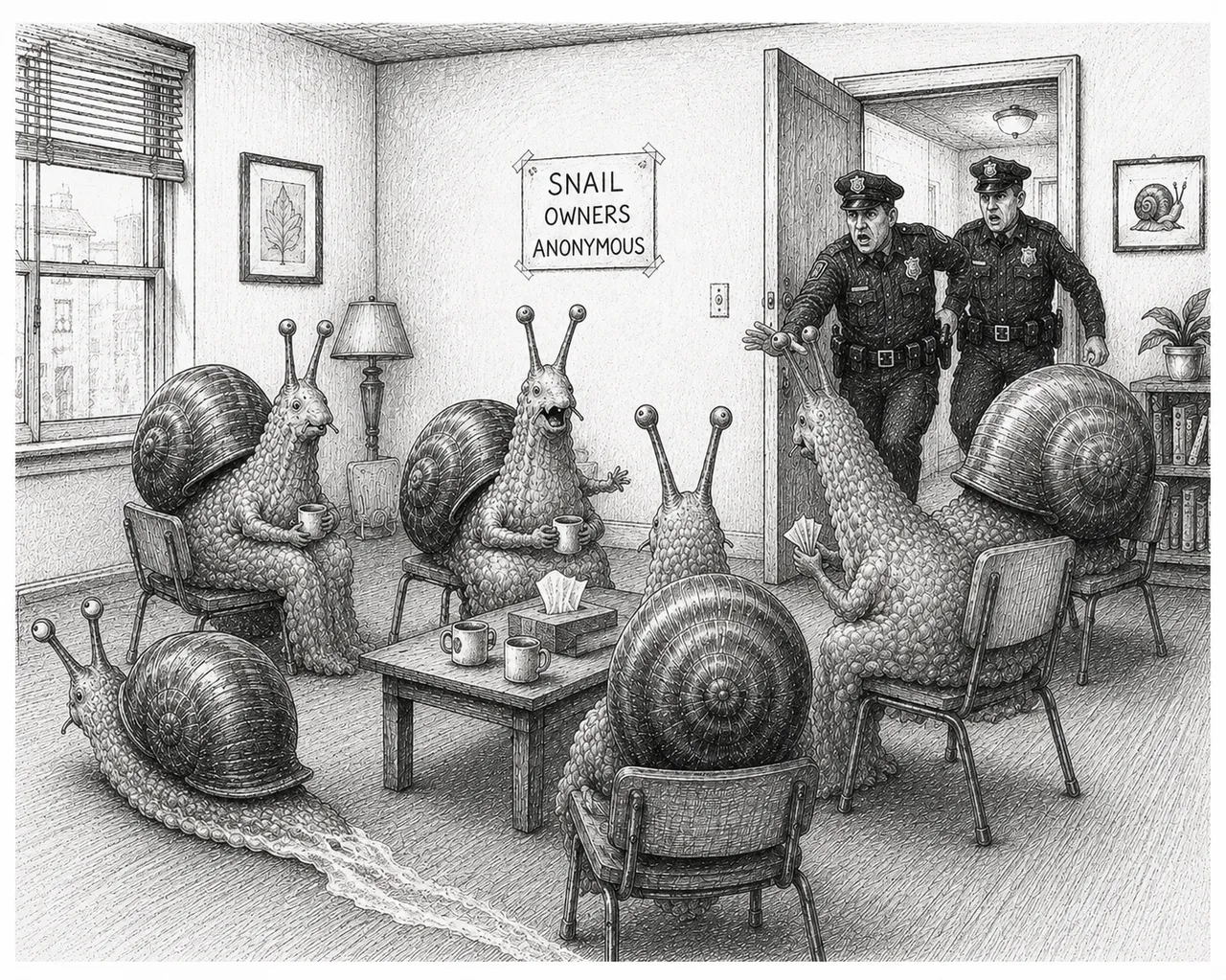 Cops raid the one group with nowhere to run.