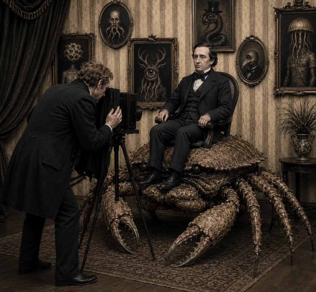 Even eldritch horrors appreciate a formal sitting session.
